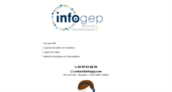 Desktop Screenshot of infogep.com